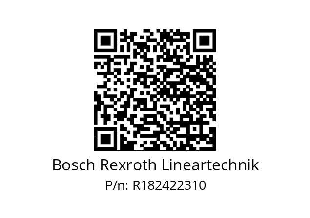   Bosch Rexroth Lineartechnik R182422310