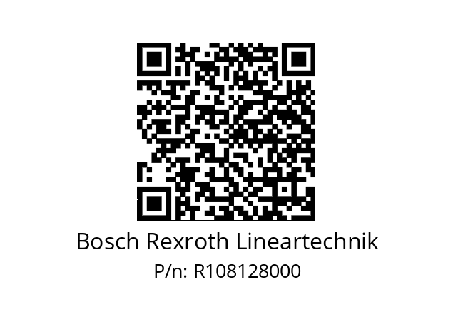   Bosch Rexroth Lineartechnik R108128000