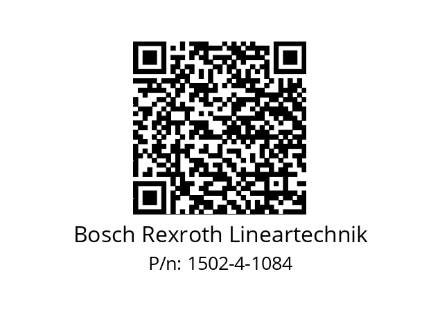   Bosch Rexroth Lineartechnik 1502-4-1084