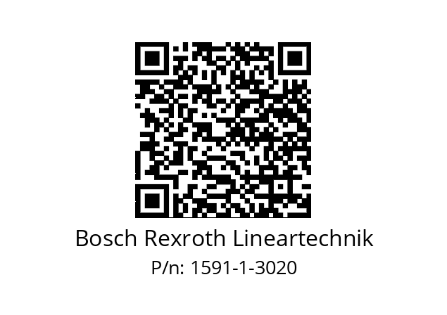   Bosch Rexroth Lineartechnik 1591-1-3020