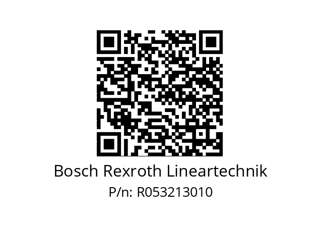   Bosch Rexroth Lineartechnik R053213010