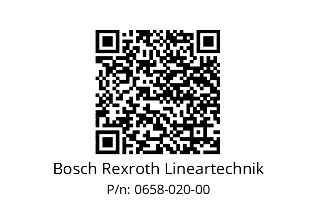   Bosch Rexroth Lineartechnik 0658-020-00