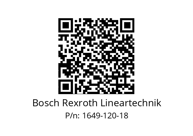   Bosch Rexroth Lineartechnik 1649-120-18