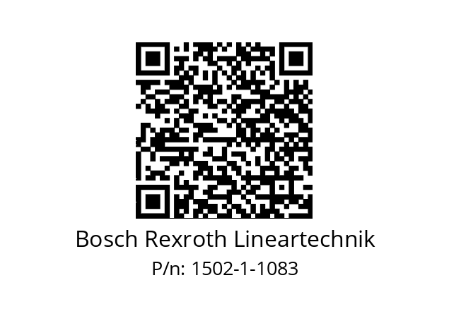   Bosch Rexroth Lineartechnik 1502-1-1083