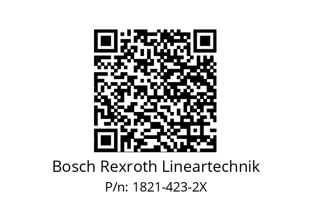   Bosch Rexroth Lineartechnik 1821-423-2X