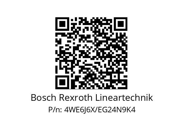   Bosch Rexroth Lineartechnik 4WE6J6X/EG24N9K4