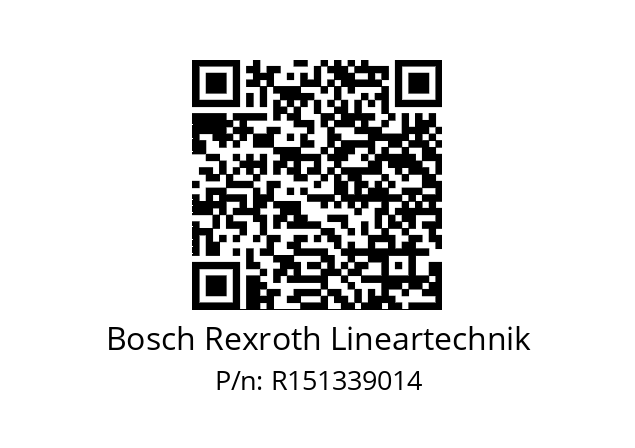   Bosch Rexroth Lineartechnik R151339014