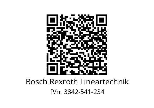   Bosch Rexroth Lineartechnik 3842-541-234