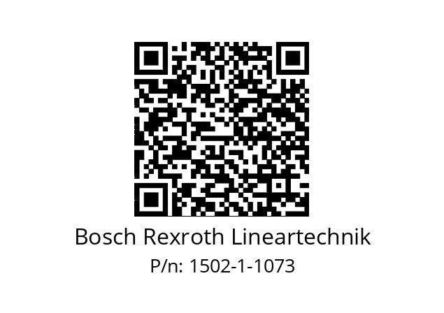   Bosch Rexroth Lineartechnik 1502-1-1073