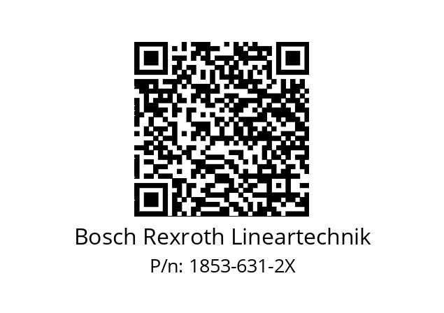   Bosch Rexroth Lineartechnik 1853-631-2X