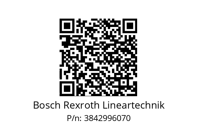   Bosch Rexroth Lineartechnik 3842996070