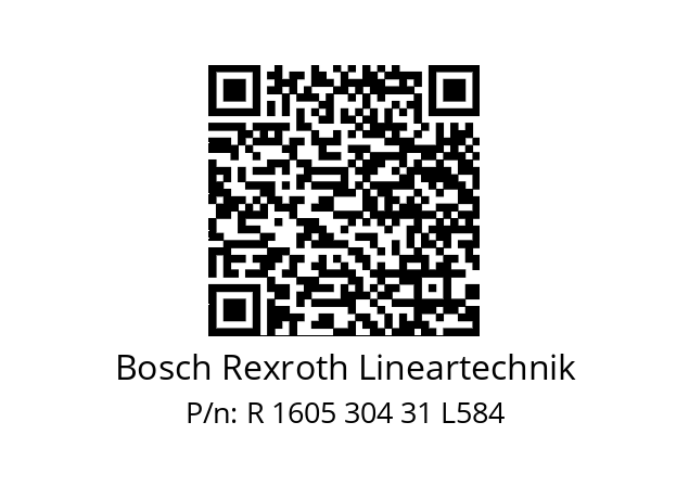   Bosch Rexroth Lineartechnik R 1605 304 31 L584