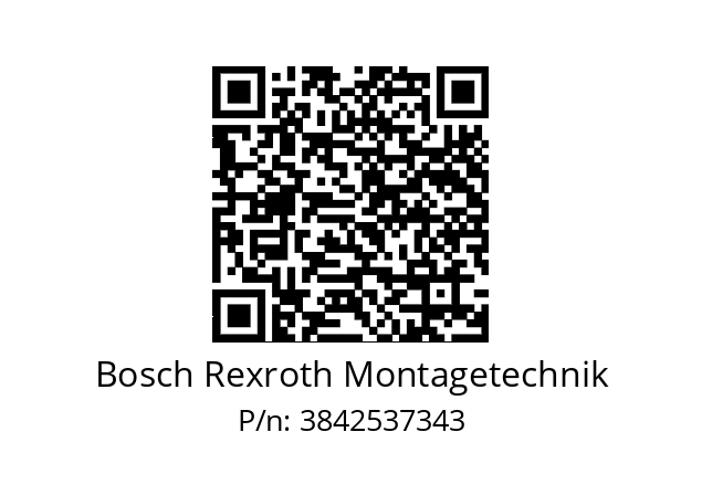   Bosch Rexroth Montagetechnik 3842537343