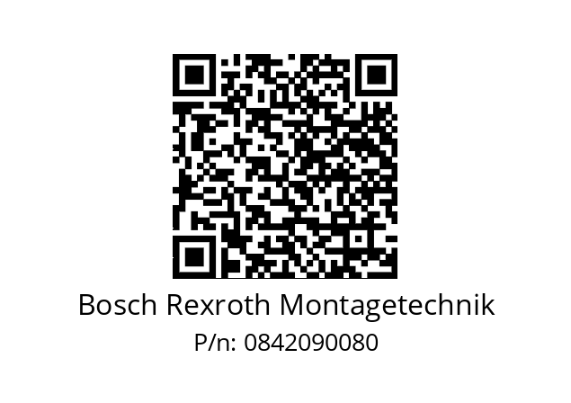   Bosch Rexroth Montagetechnik 0842090080