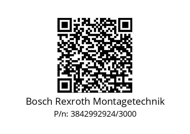   Bosch Rexroth Montagetechnik 3842992924/3000