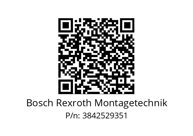   Bosch Rexroth Montagetechnik 3842529351