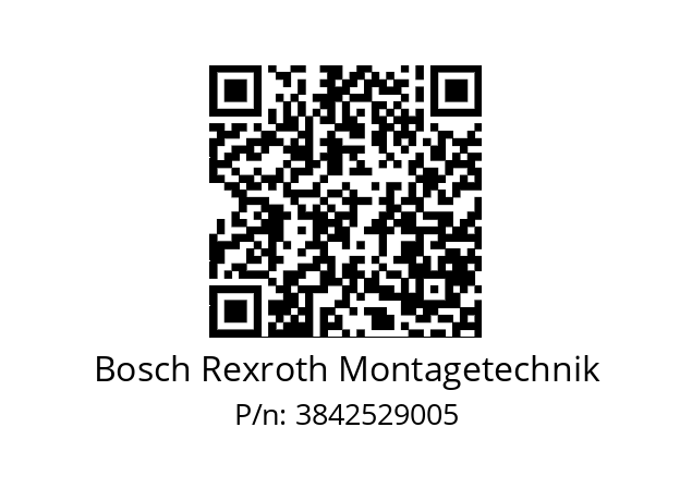   Bosch Rexroth Montagetechnik 3842529005