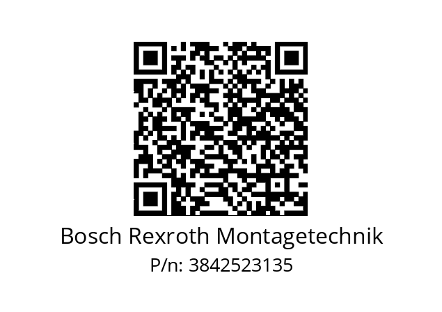   Bosch Rexroth Montagetechnik 3842523135