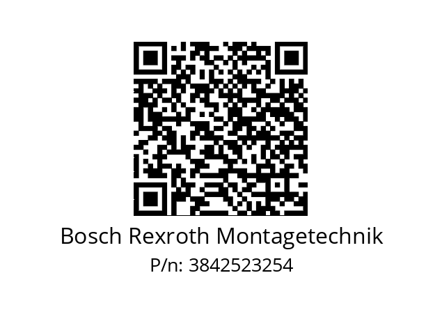   Bosch Rexroth Montagetechnik 3842523254