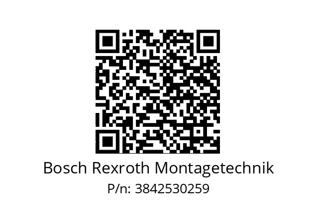   Bosch Rexroth Montagetechnik 3842530259