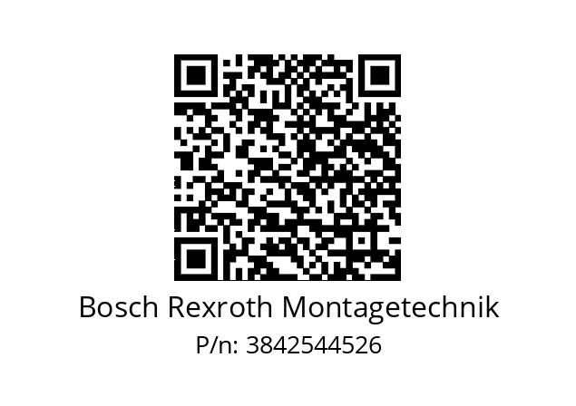   Bosch Rexroth Montagetechnik 3842544526