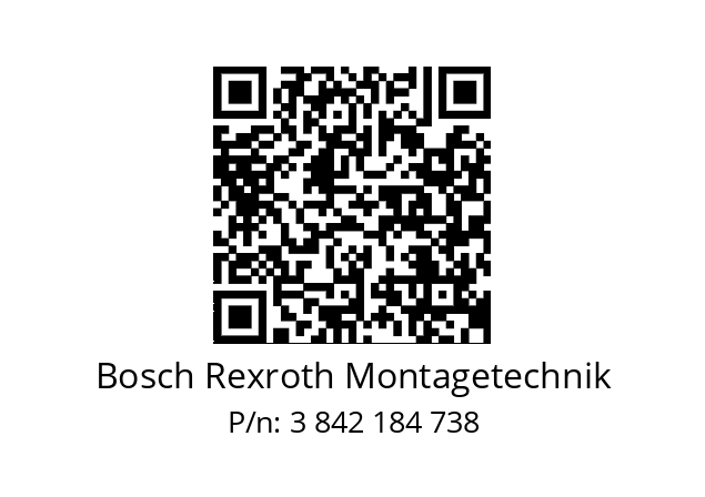   Bosch Rexroth Montagetechnik 3 842 184 738