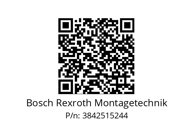   Bosch Rexroth Montagetechnik 3842515244