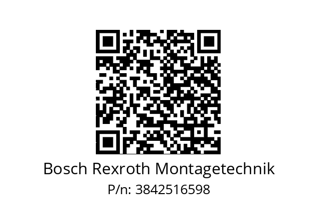   Bosch Rexroth Montagetechnik 3842516598