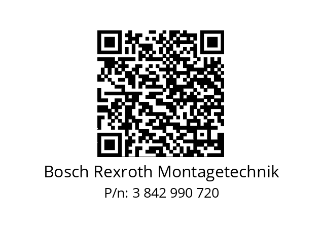   Bosch Rexroth Montagetechnik 3 842 990 720