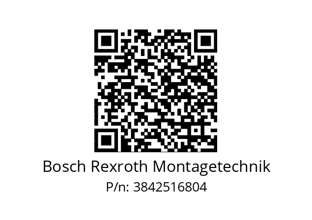   Bosch Rexroth Montagetechnik 3842516804