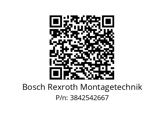   Bosch Rexroth Montagetechnik 3842542667