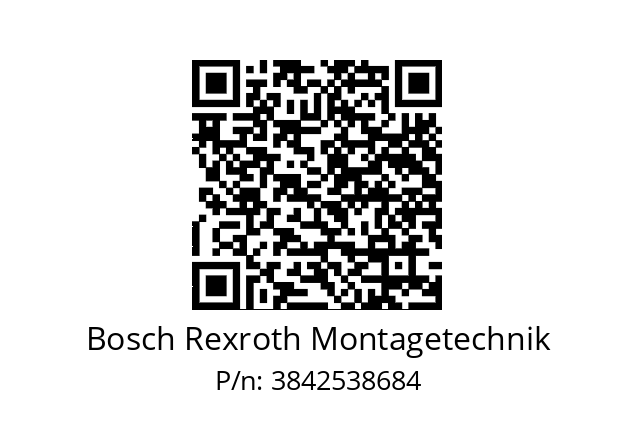   Bosch Rexroth Montagetechnik 3842538684