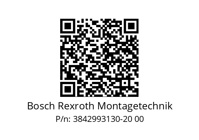   Bosch Rexroth Montagetechnik 3842993130-20 00