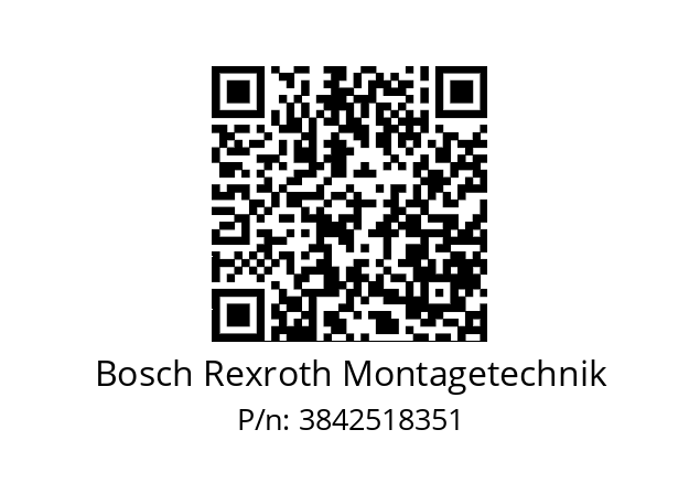   Bosch Rexroth Montagetechnik 3842518351