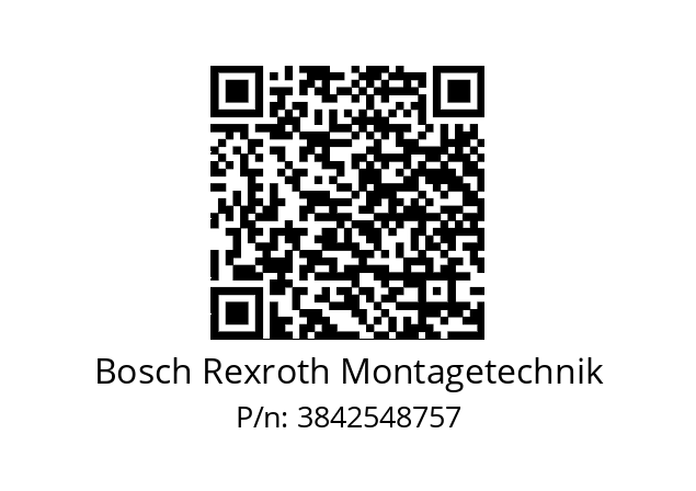   Bosch Rexroth Montagetechnik 3842548757