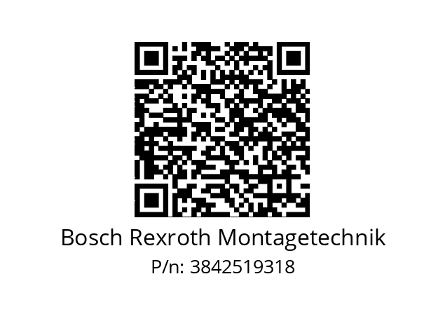   Bosch Rexroth Montagetechnik 3842519318