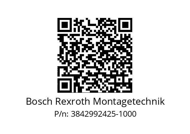   Bosch Rexroth Montagetechnik 3842992425-1000