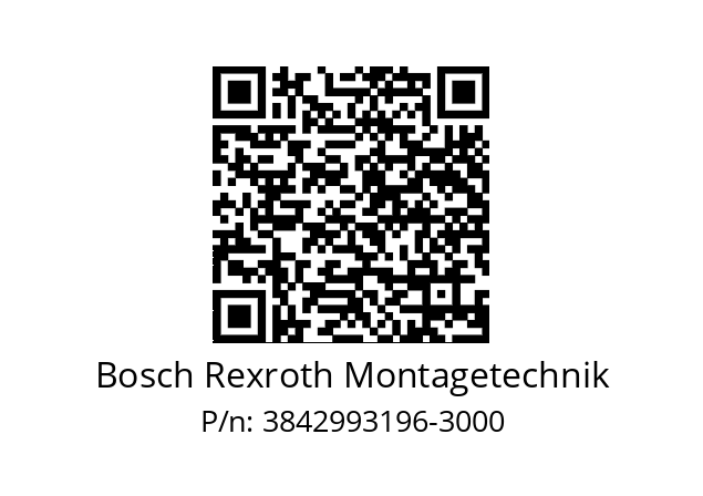   Bosch Rexroth Montagetechnik 3842993196-3000