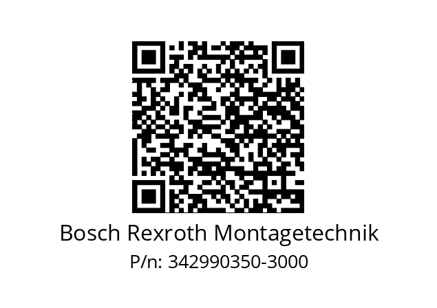   Bosch Rexroth Montagetechnik 342990350-3000