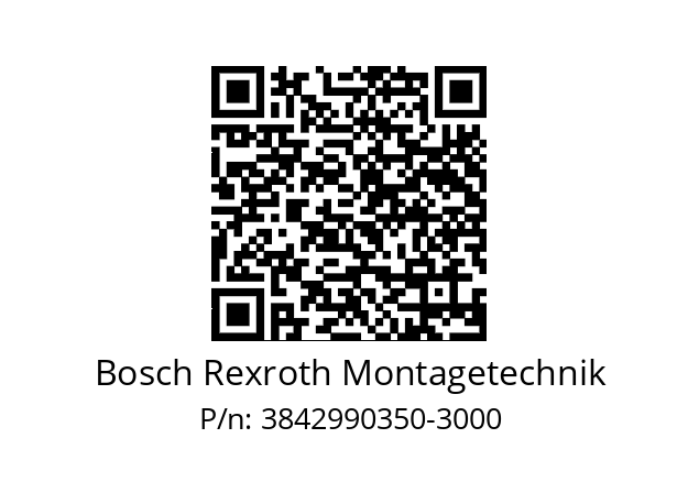   Bosch Rexroth Montagetechnik 3842990350-3000