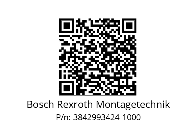   Bosch Rexroth Montagetechnik 3842993424-1000