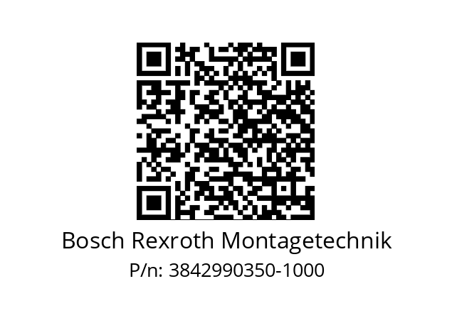   Bosch Rexroth Montagetechnik 3842990350-1000