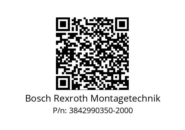   Bosch Rexroth Montagetechnik 3842990350-2000