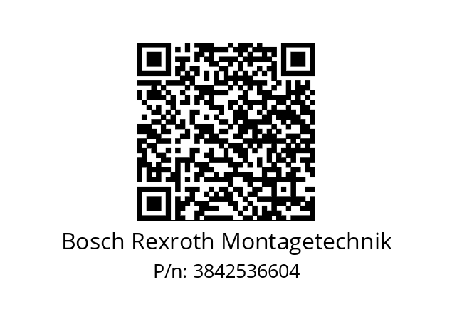   Bosch Rexroth Montagetechnik 3842536604