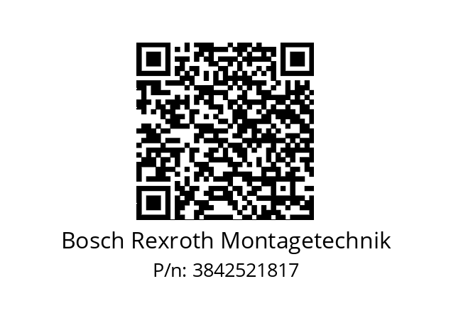   Bosch Rexroth Montagetechnik 3842521817