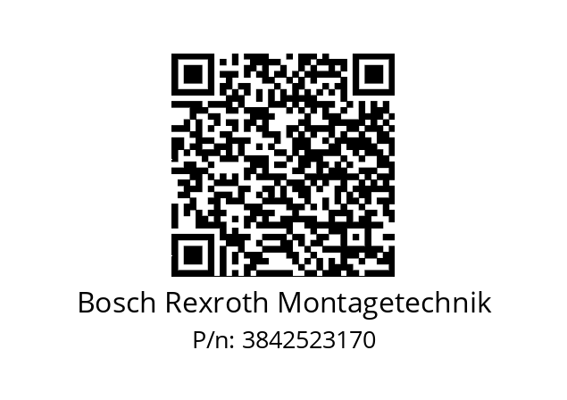   Bosch Rexroth Montagetechnik 3842523170