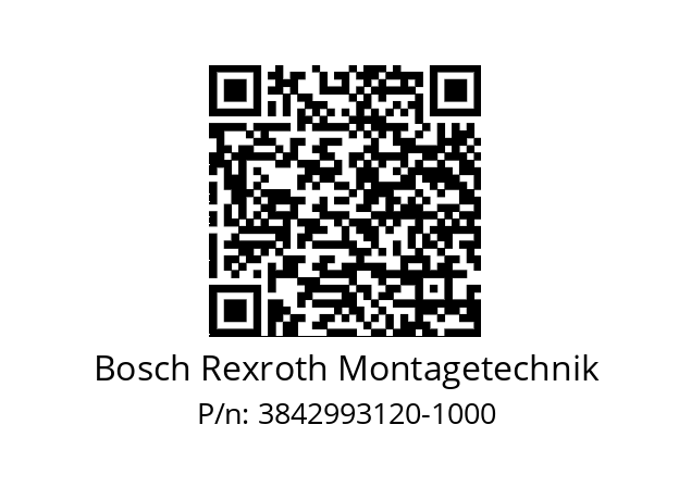   Bosch Rexroth Montagetechnik 3842993120-1000