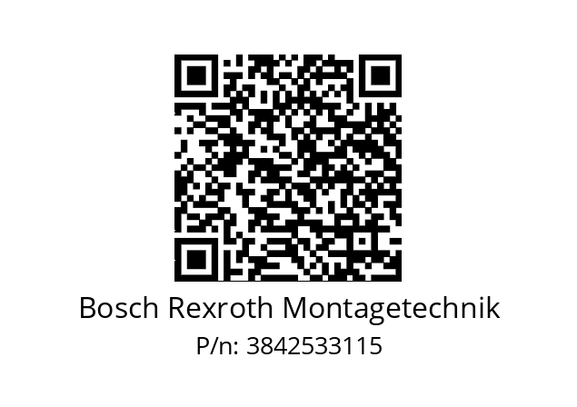   Bosch Rexroth Montagetechnik 3842533115