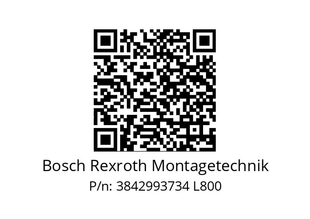   Bosch Rexroth Montagetechnik 3842993734 L800