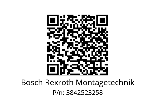   Bosch Rexroth Montagetechnik 3842523258